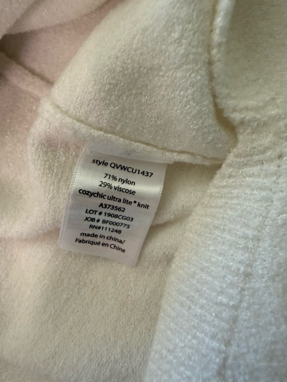 Barefoot Dreams Cozychic Ultra Lite Crewneck Sweater Pair in green and white - Picture 9 of 9